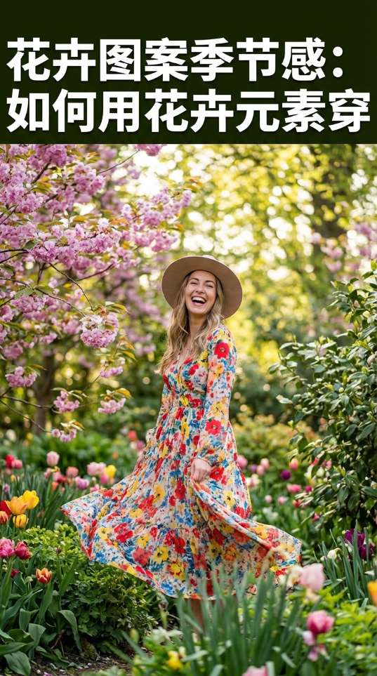 花卉图案季节感：如何用花卉元素穿出年的节奏感