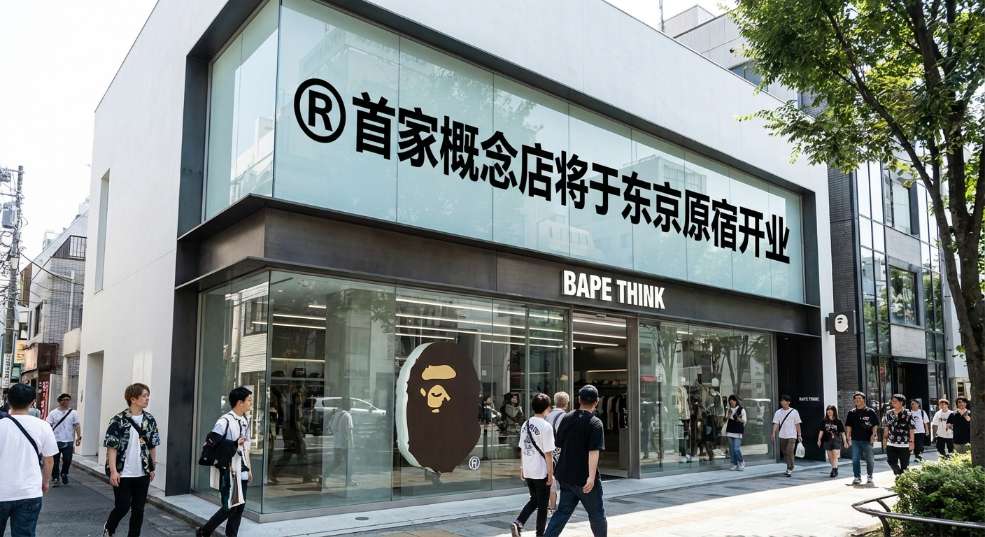 BAPE®︎ THINK 首家概念店将于东京原宿开业