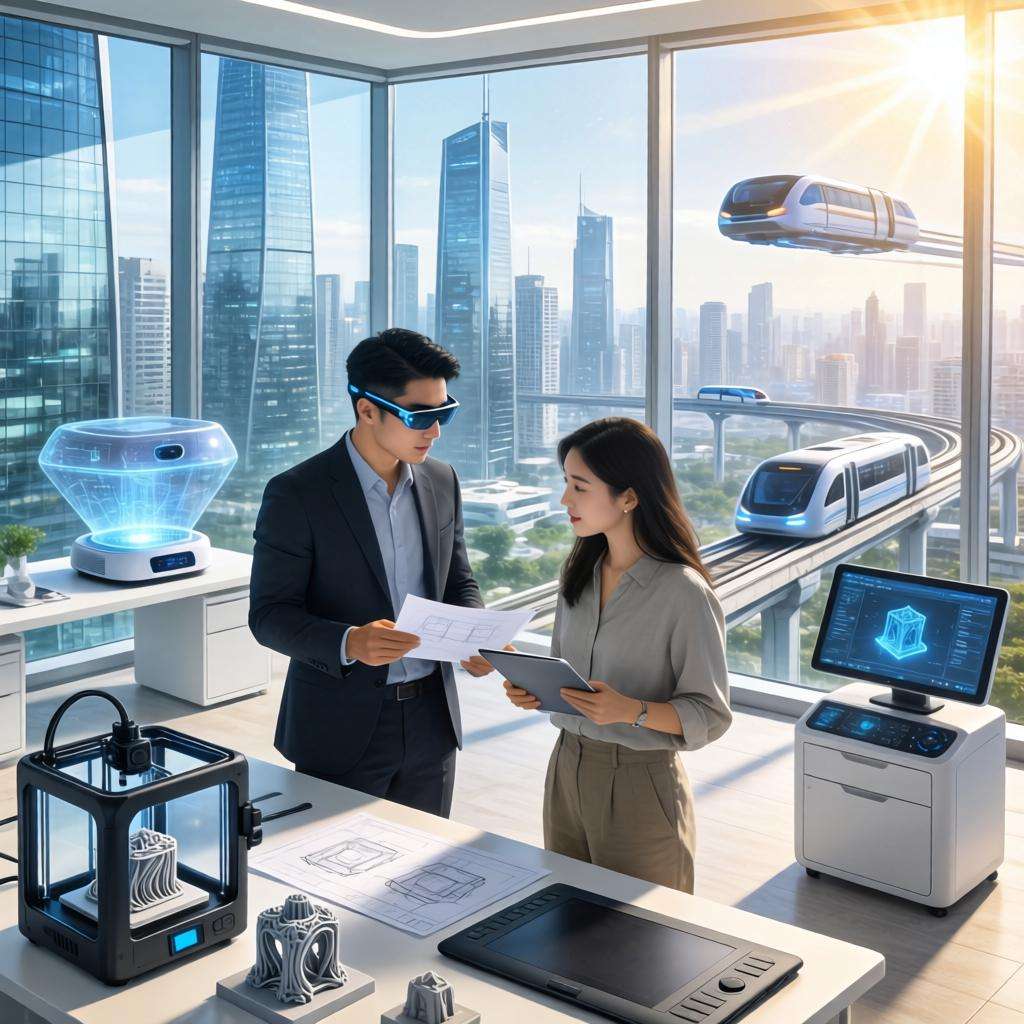 未来主义设计：穿越时间的艺术与科技结合第二张图