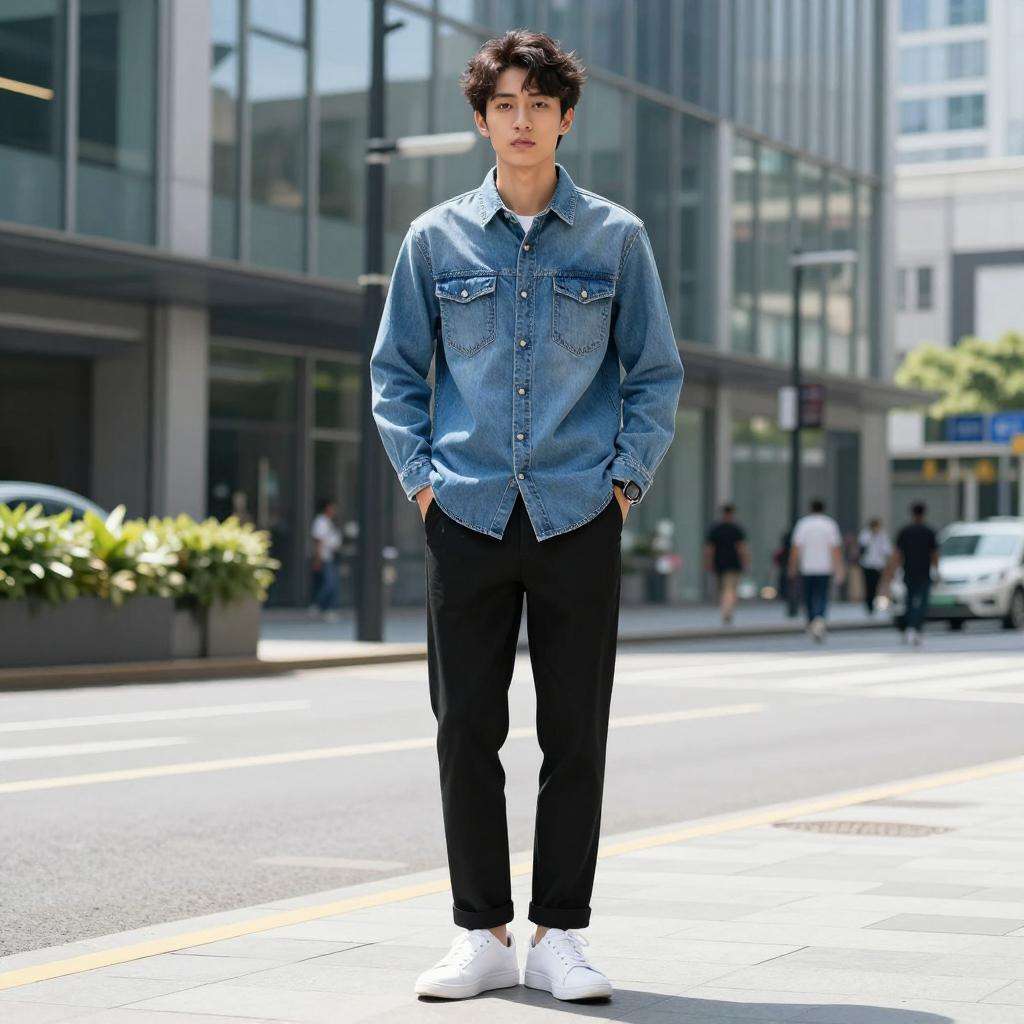 潮流新宠！牛仔衬衫中性风穿搭指南让你焕发无限魅力