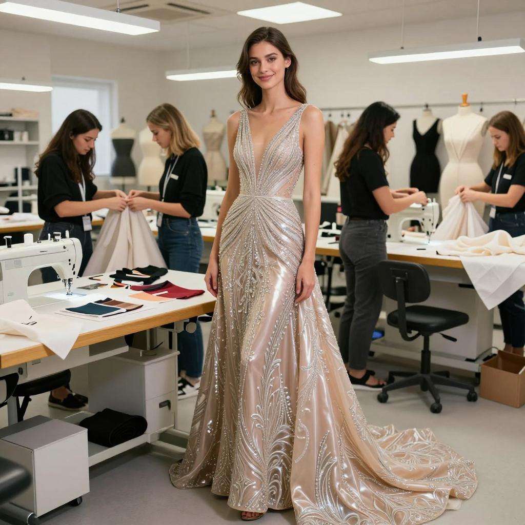 如何打造令人难以移开的晚礼服华丽感：潮流背后的秘密第一张图