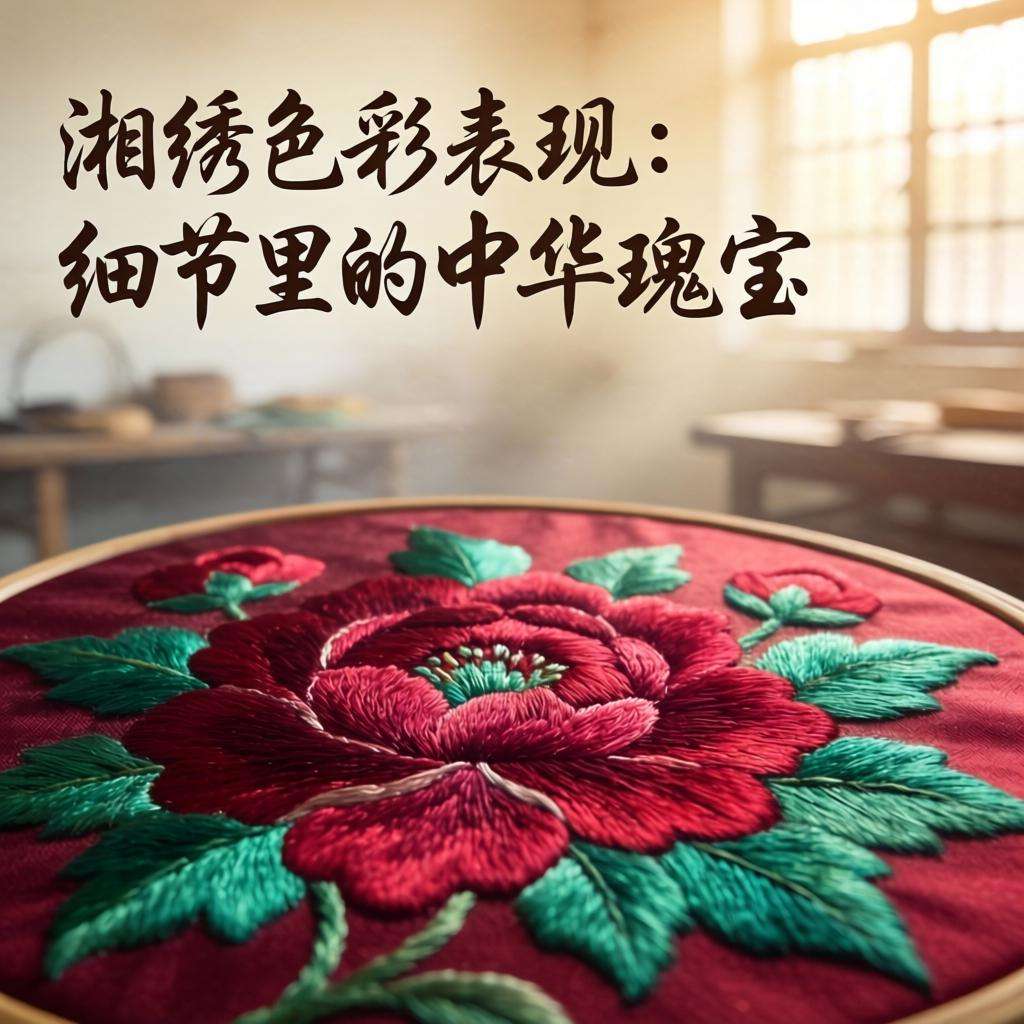 湘绣色彩表现：细节里的中华瑰宝，鲜为人知的艺术秘密