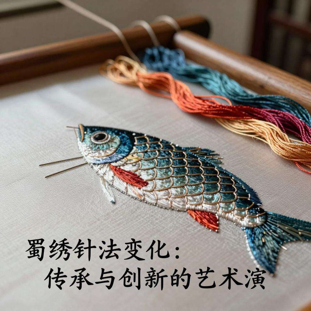 蜀绣针法变化：传承与创新的艺术演变