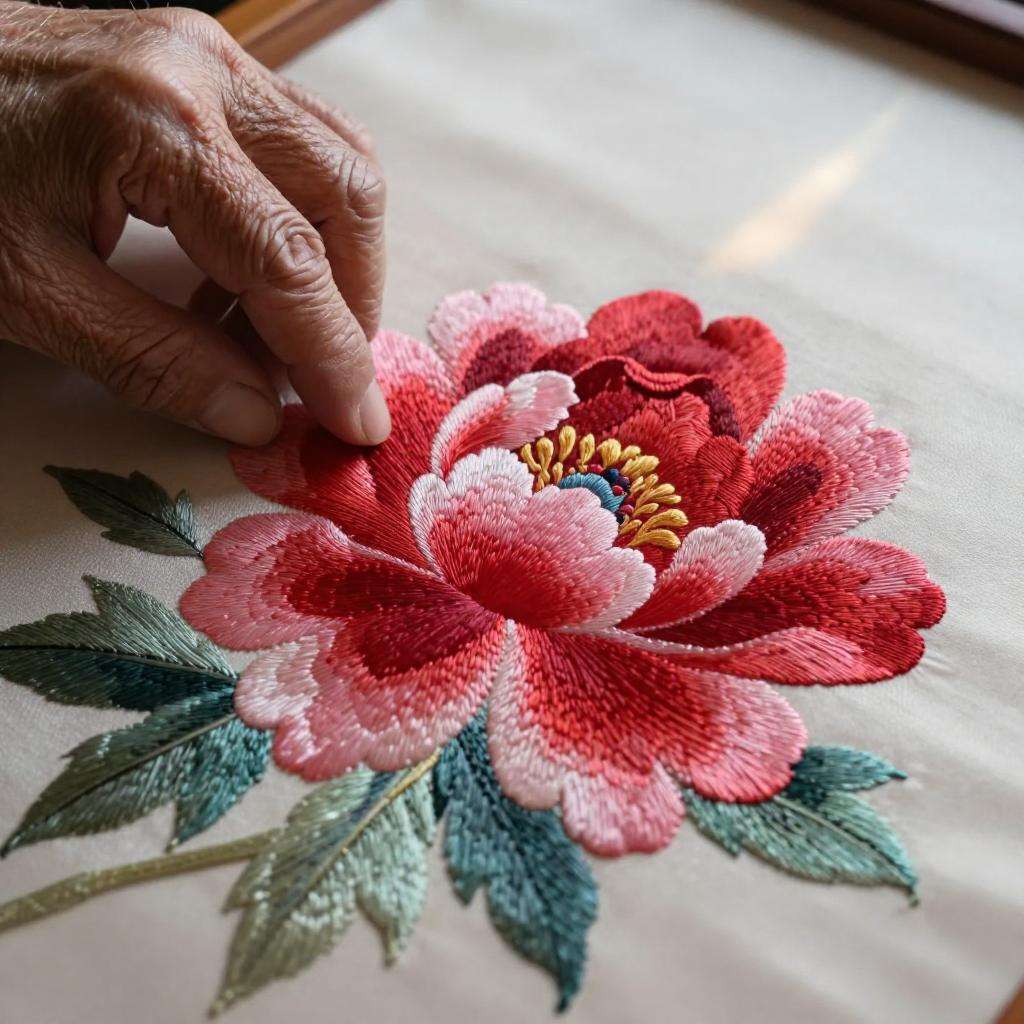 湘绣色彩表现：细节里的中华瑰宝，鲜为人知的艺术秘密第三张图