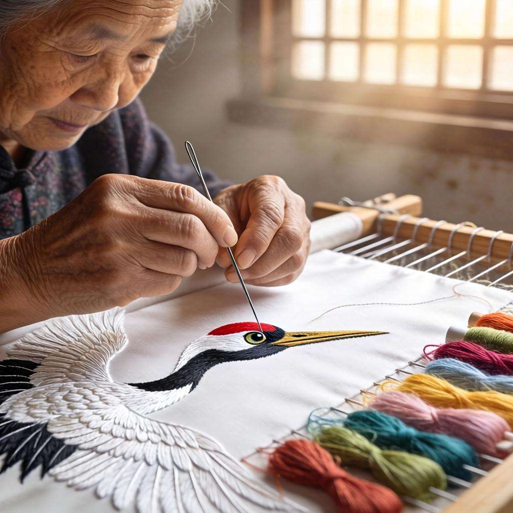 苏绣精细度揭秘:追求极致工艺的艺术瑰宝 苏绣精细度揭秘:追求极致工艺的艺术瑰宝第一张图