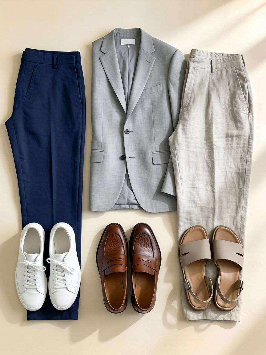 鞋子整体平衡:穿搭的黄金法则与实战秘籍 鞋子整体平衡:穿搭的黄金法则与实战秘籍第二张图