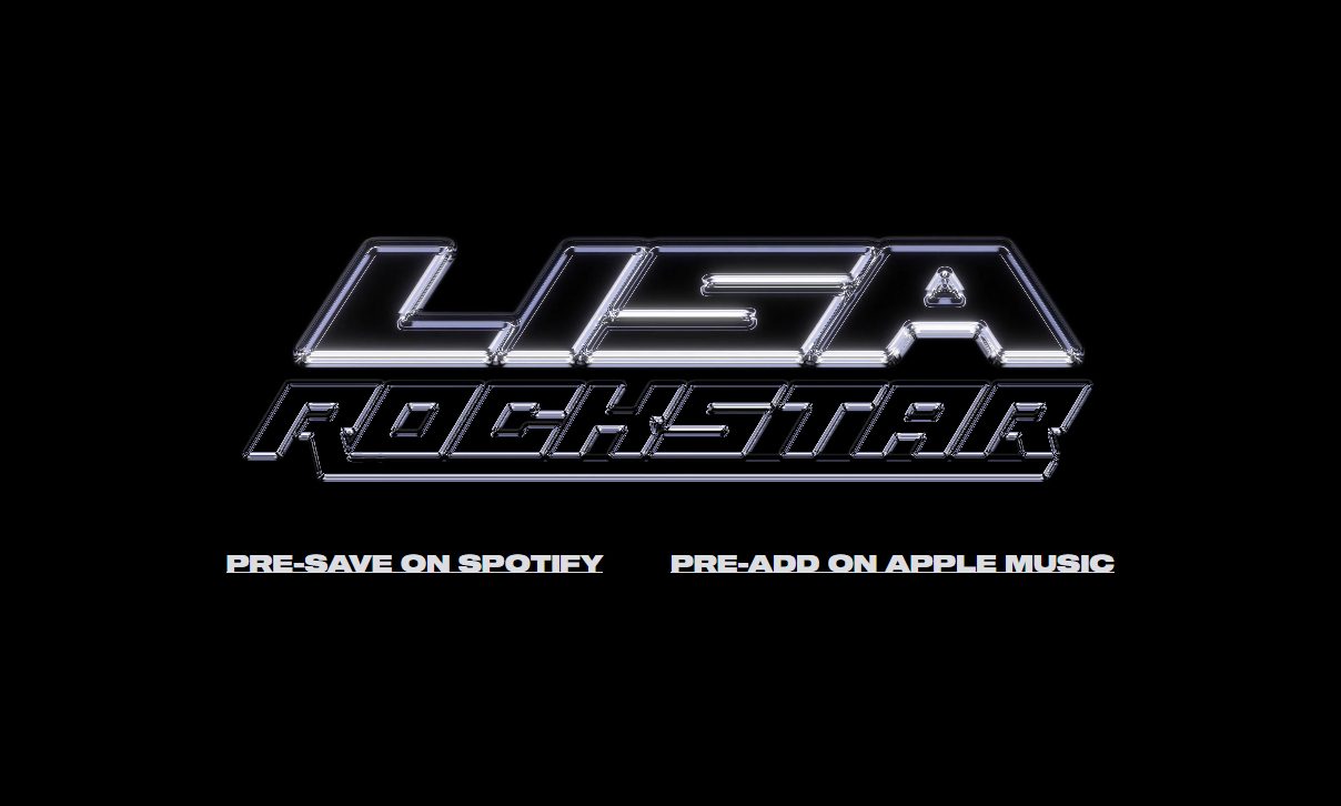 Lisa 即将发布个人回归单曲《ROCKSTAR》