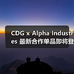 CDG x Alpha Industries 最新合作单品即将登场（图1）