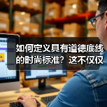 如何定义具有道德底线的时尚标准？这不仅仅是流行衣着的选择，更关系到我们的价值观和未来社会的责任感。在这个追求个性的年代，似乎每个人都在追逐时尚，却忽略了一个关键（图2）