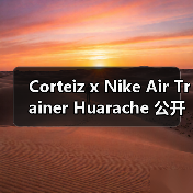 Corteiz x Nike Air Trainer Huarache 公开全新材质版本（图1）