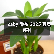 saby 发布 2025 春夏系列(图4) saby 发布 2025 春夏系列(图4)