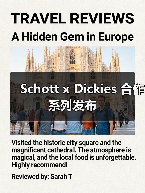 Schott x Dickies 合作系列发布（图2）