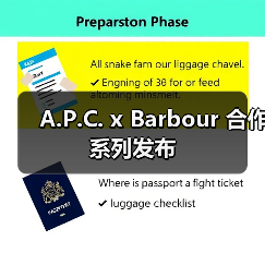 A.P.C. x Barbour 合作系列发布