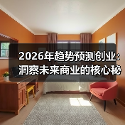 2026年趋势预测创业：洞察未来商业的核心秘籍（图1）