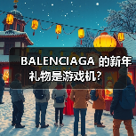 BALENCIAGA 的新年礼物是游戏机?(图2) BALENCIAGA 的新年礼物是游戏机?(图2)