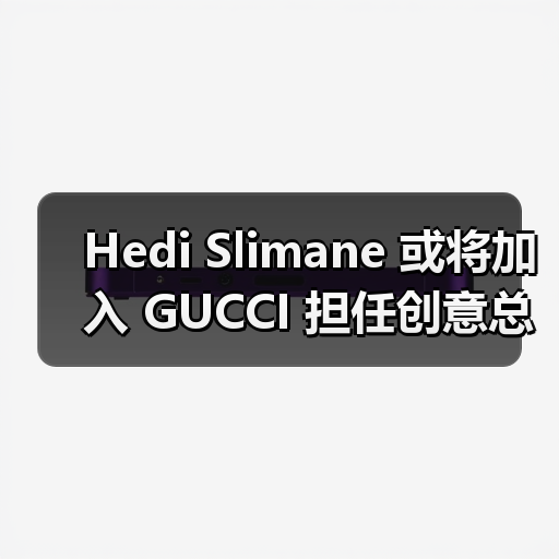 Hedi Slimane 或将加入 GUCCI 担任创意总监(图2) Hedi Slimane 或将加入 GUCCI 担任创意总监(图2)