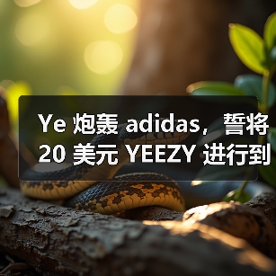 Ye 炮轰 adidas,誓将 20 美元 YEEZY 进行到底(图4) Ye 炮轰 adidas,誓将 20 美元 YEEZY 进行到底(图4)