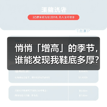 悄悄「增高」的季节，谁能发现我鞋底多厚？（图2）
