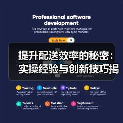 提升配送效率的秘密:实操经验与创新技巧揭秘(图2) 提升配送效率的秘密:实操经验与创新技巧揭秘(图2)