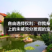 自由选择权利:你我身上的未被充分发掘的宝藏(图2) 自由选择权利:你我身上的未被充分发掘的宝藏(图2)