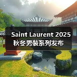 Saint Laurent 2025 秋冬男装系列发布