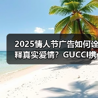2025情人节广告如何诠释真实爱情？GUCCI携手Tina Barney打造多维度浪漫（图2）
