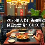 2025情人节广告如何诠释真实爱情？GUCCI携手Tina Barney打造多维度浪漫