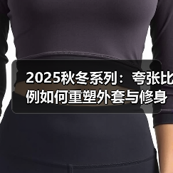 2025秋冬系列:夸张比例如何重塑外套与修身单品的对比?(图2) 2025秋冬系列:夸张比例如何重塑外套与修身单品的对比?(图2)