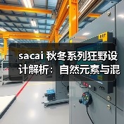 sacai 秋冬系列狂野设计解析：自然元素与混搭风的碰撞（图3）