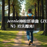 Jennie神秘新单曲《ZEN》抢先曝光！