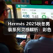 Hermès 2025秋冬男装系列灵感解析：彩色丝绸与几何美学（图2）