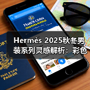 Hermès 2025秋冬男装系列灵感解析：彩色丝绸与几何美学