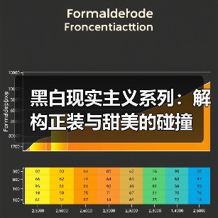 黑白现实主义系列：解构正装与甜美的碰撞