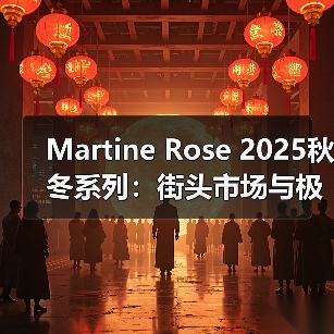 Martine Rose 2025秋冬系列:街头市场与极客风的时尚碰撞(图2) Martine Rose 2025秋冬系列:街头市场与极客风的时尚碰撞(图2)