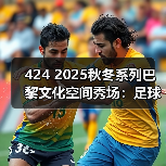 424 2025秋冬系列巴黎文化空间秀场:足球元素与街头风碰撞(图2) 424 2025秋冬系列巴黎文化空间秀场:足球元素与街头风碰撞(图2)