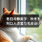 冬日冷静美学:秋冬系列以人造雪与毛皮设计诠释宁静时刻(图2) 冬日冷静美学:秋冬系列以人造雪与毛皮设计诠释宁静时刻(图2)