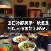 冬日冷静美学:秋冬系列以人造雪与毛皮设计诠释宁静时刻(图3) 冬日冷静美学:秋冬系列以人造雪与毛皮设计诠释宁静时刻(图3)