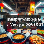 蛇年限定T恤设计揭秘:Verdy x DOVER STREET MARKET创意联名(图2) 蛇年限定T恤设计揭秘:Verdy x DOVER STREET MARKET创意联名(图2)