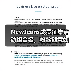 NewJeans成员征集活动组合名,粉丝创意如何助力?(图3) NewJeans成员征集活动组合名,粉丝创意如何助力?(图3)