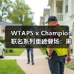 WTAPS x Champion 联名系列重磅登场:黑灰风潮引领街头穿搭(图4) WTAPS x Champion 联名系列重磅登场:黑灰风潮引领街头穿搭(图4)
