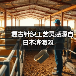 复古针织工艺灵感源自日本滨海滩（图4）