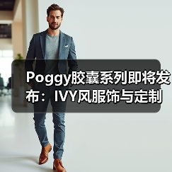 Poggy胶囊系列即将发布：IVY风服饰与定制内饰抢先看