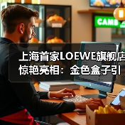 上海首家LOEWE旗舰店惊艳亮相:金色盒子引领艺术设计新潮流(图3) 上海首家LOEWE旗舰店惊艳亮相:金色盒子引领艺术设计新潮流(图3)