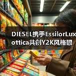 DIESEL携手EssilorLuxottica共创Y2K风格眼镜系列,环保材质吸引Gen Z(图3) DIESEL携手EssilorLuxottica共创Y2K风格眼镜系列,环保材质吸引Gen Z(图3)