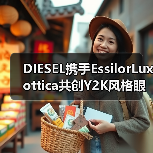 DIESEL携手EssilorLuxottica共创Y2K风格眼镜系列,环保材质吸引Gen Z(图2) DIESEL携手EssilorLuxottica共创Y2K风格眼镜系列,环保材质吸引Gen Z(图2)