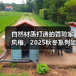 自然材质打造的冒险家风格,2025秋冬系列如何诠释户外美学?(图4) 自然材质打造的冒险家风格,2025秋冬系列如何诠释户外美学?(图4)