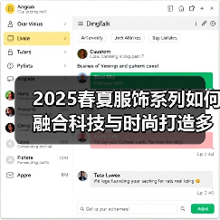 2025春夏服饰系列如何融合科技与时尚打造多场景穿搭？（图4）