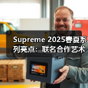 Supreme 2025春夏系列亮点：联名合作艺术夹克与创新配件全解析（图1）
