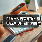 BEAMS 春夏系列：涩谷系造型回潮？豹纹与Grunge元素碰撞（图1）