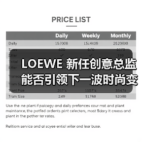 LOEWE 新任创意总监能否引领下一波时尚变革？（图4）